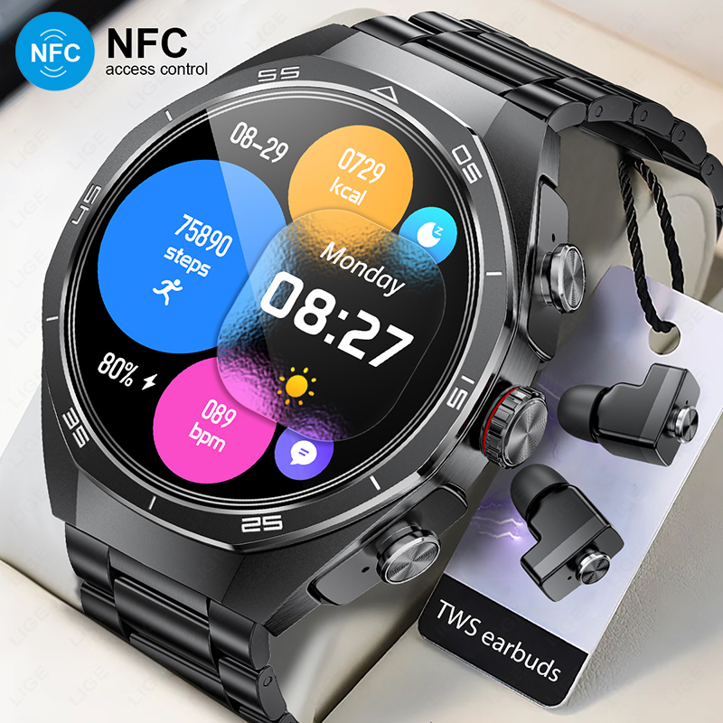 Luxury Watch In The World - TWS Music Watches Earbuds Smart Watch