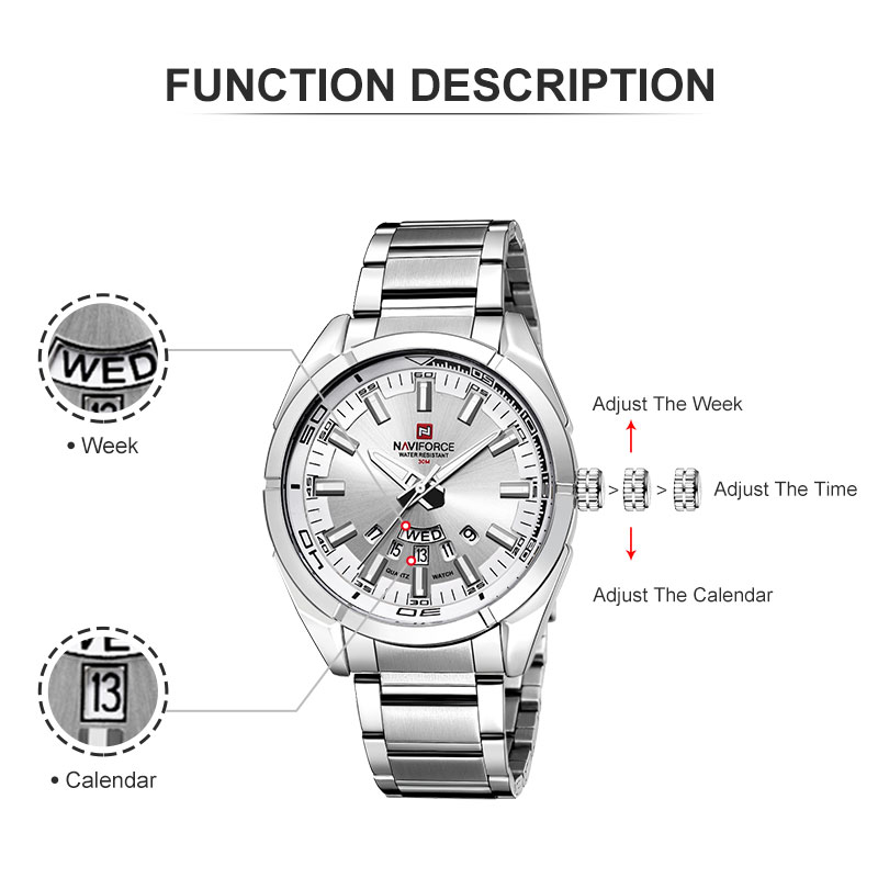 NAVIFORCE Classic Casual Watch - Field Watch Military review and price
