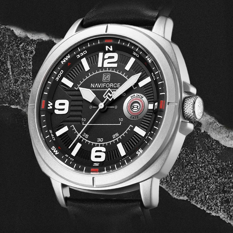 NAVIFORCE  High Quality PU Ban - Field Watch Military review and price