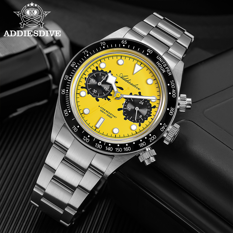 ADDIESDIVE VK64 Watches Men Ne - Zero Luxury Watch review and price