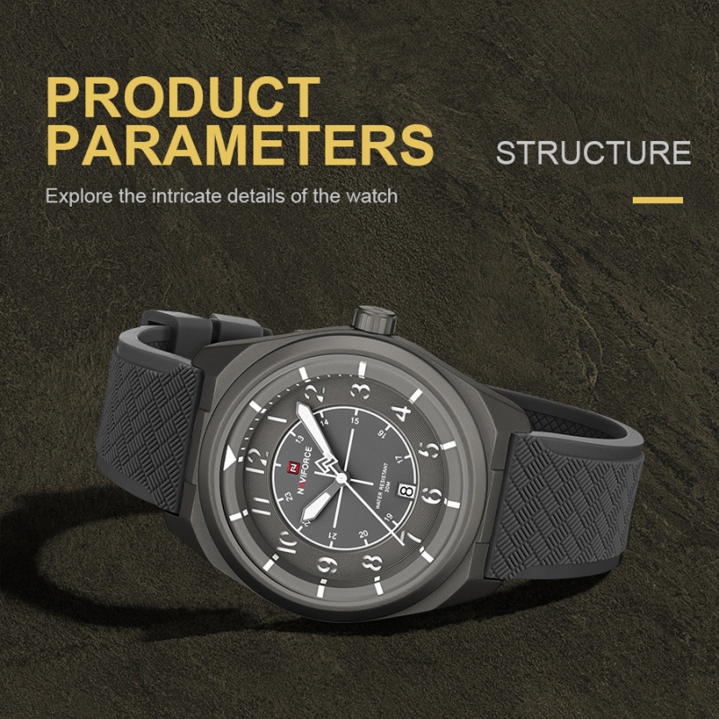 NAVIFORCE Men Quartz Calendar  - Field Watch Military review and price