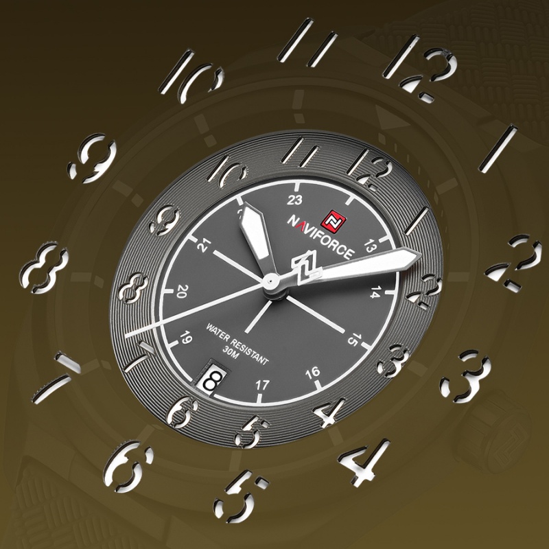 NAVIFORCE Men Quartz Calendar  - Field Watch Military review and price