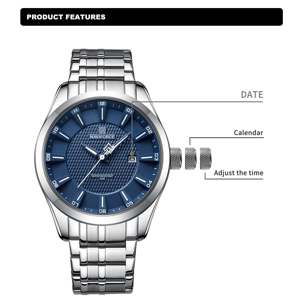 NAVIFORCE Brand Business Luxur - Field Watch Military review and price