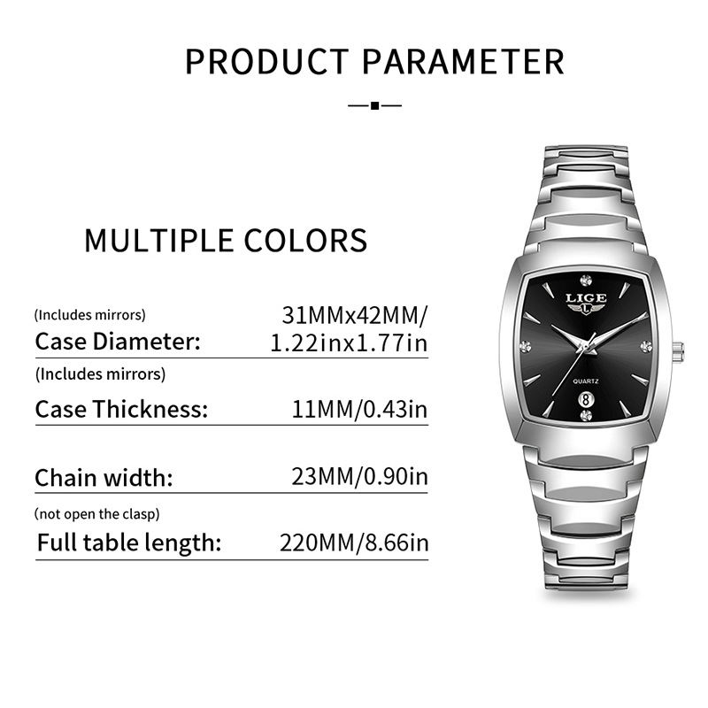 LIGE Watch women Business Luxu - Luxury Watch review and price