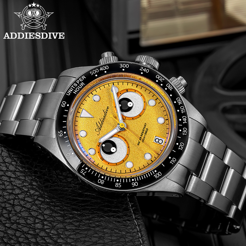 ADDIESDIVE VK64 Chronograph Qu - Zero Luxury Watch review and price