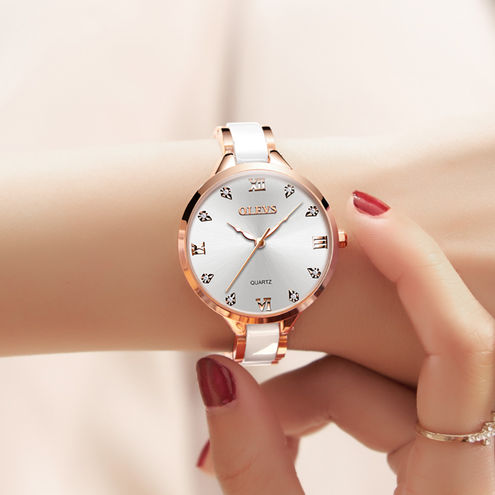 OLEVS Ceramic Dress Women Watc - Luxury Watch In Japan review and price