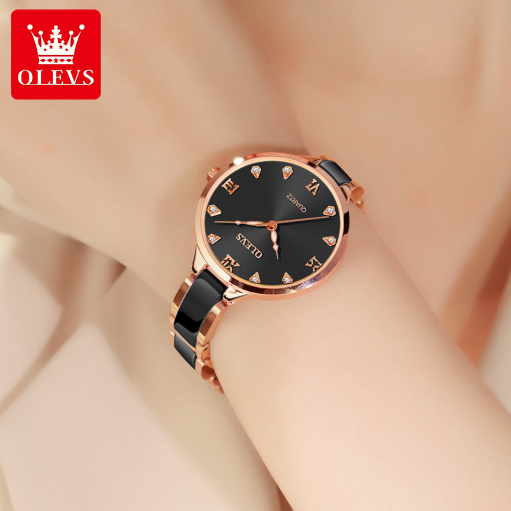 OLEVS Ceramic Dress Women Watc - Luxury Watch In Japan review and price