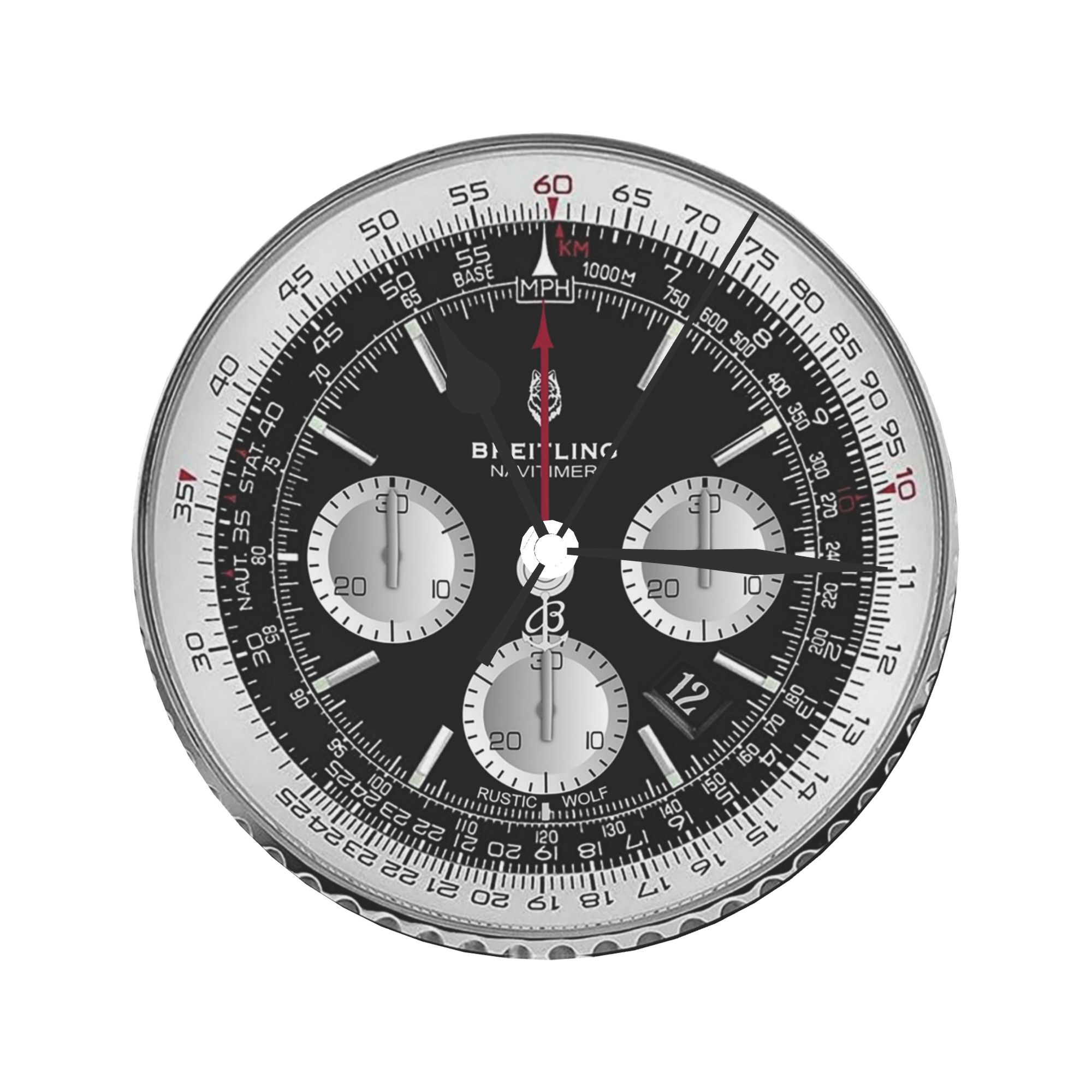 Black Luxury Watch Face Wall C - Luxury Watch Wall Clock review and price