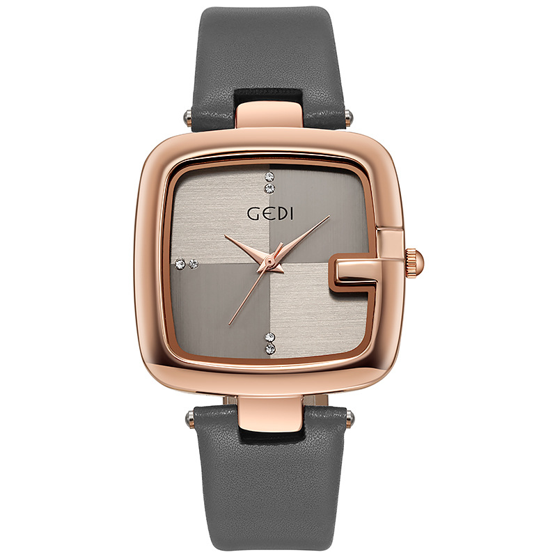 Fashion Gedi Top Brand Light L - Luxury Watch With Leather Strap review and price