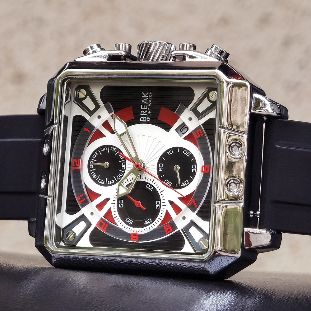 New Luxury Top Brand Chronogra - Luxury Watch With Rubber Strap review and price