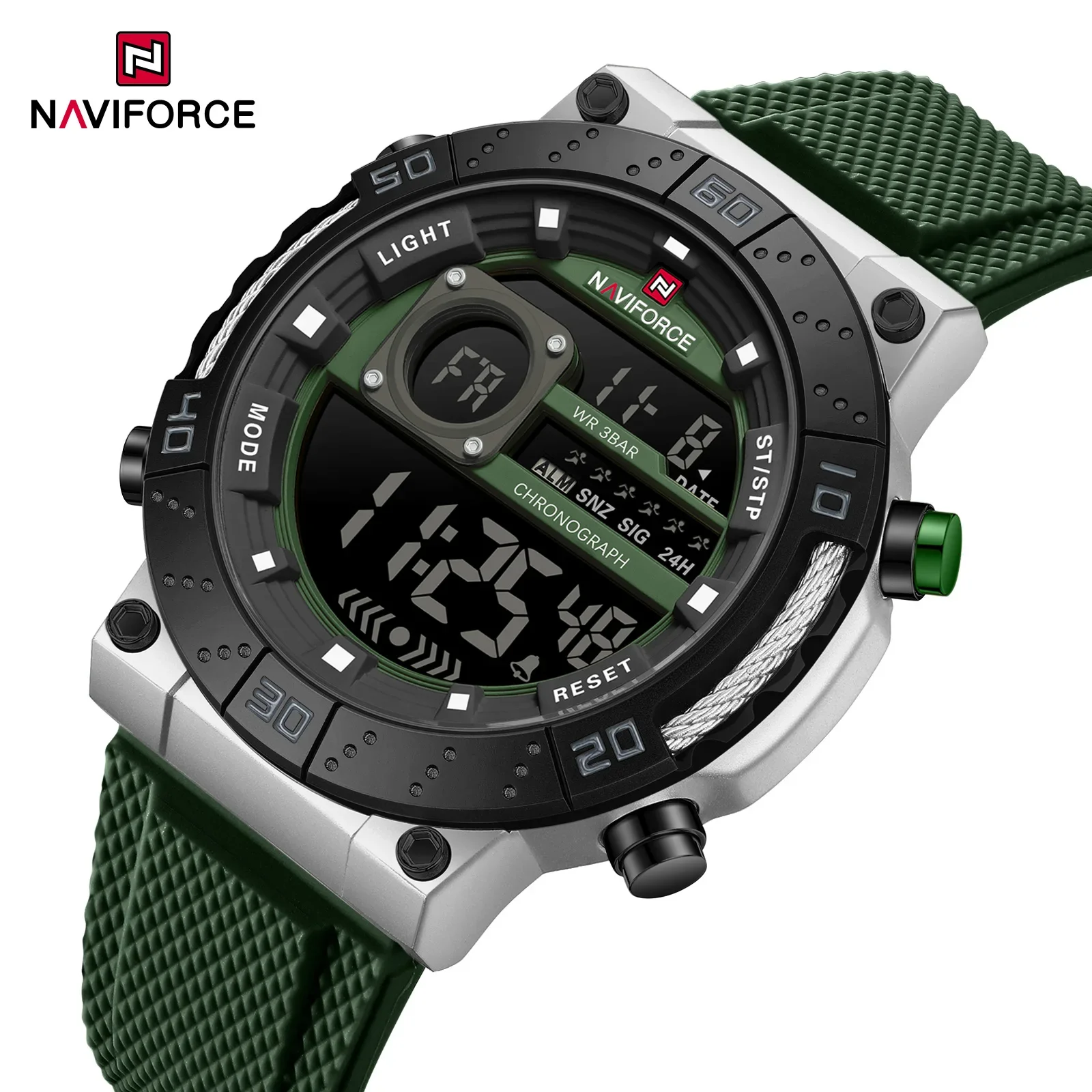 NAVIFORCE New LCD Digital Spor - Field Watch Military review and price