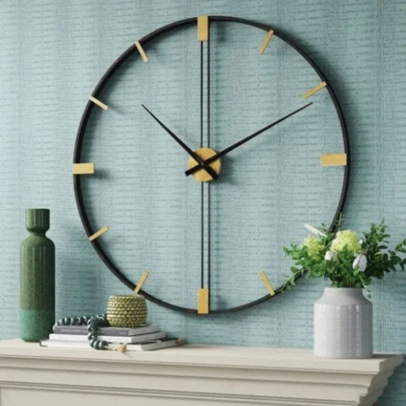 Nordic Wall Clocks Metal Wall  - Luxury Watch Wall Clock review and price