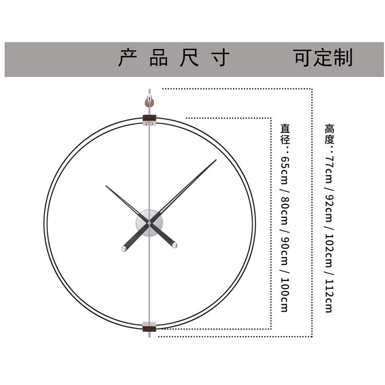 Spanish minimalist walnut wall - Luxury Watch Wall Clock review and price